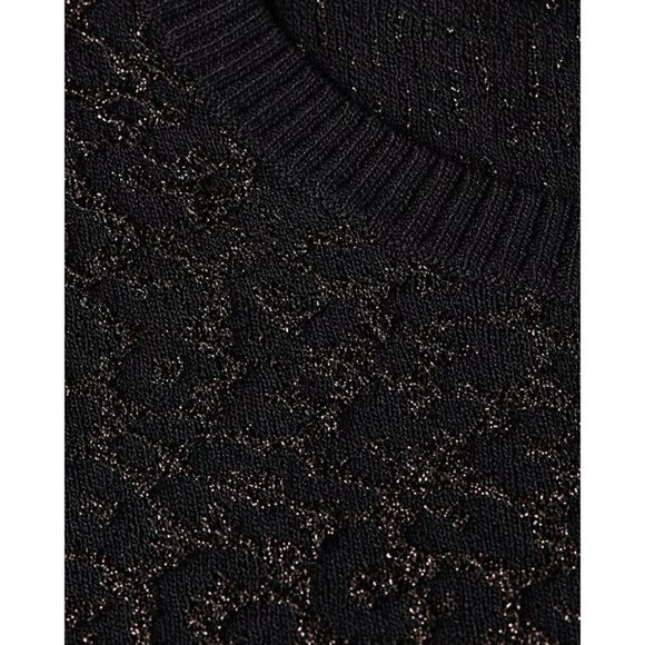 Express Metallic Leopard Crew Neck Sweater XS - Picture 5 of 6